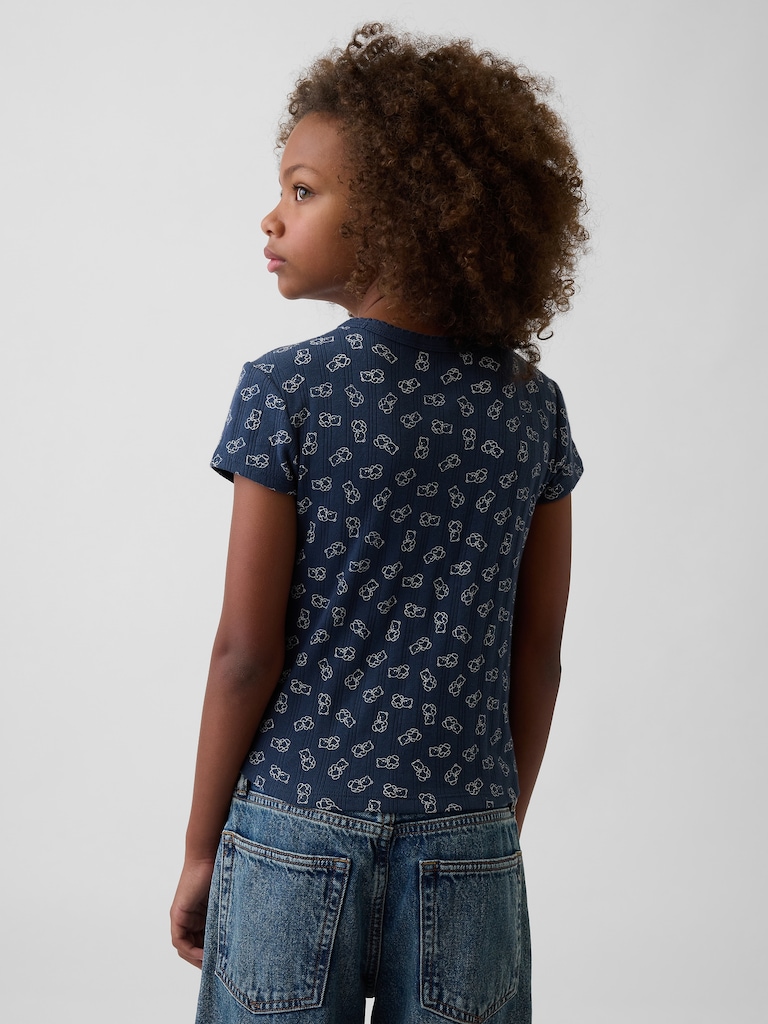 Kids Pointelle T-Shirt