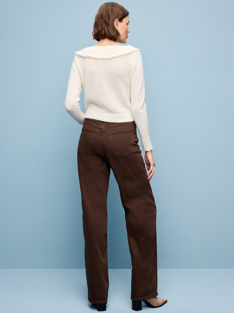 Extra High-Waisted Wide-Leg Jeans