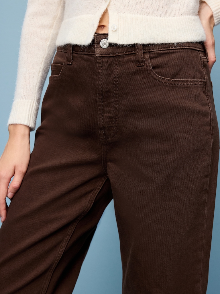 Extra High-Waisted Wide-Leg Jeans