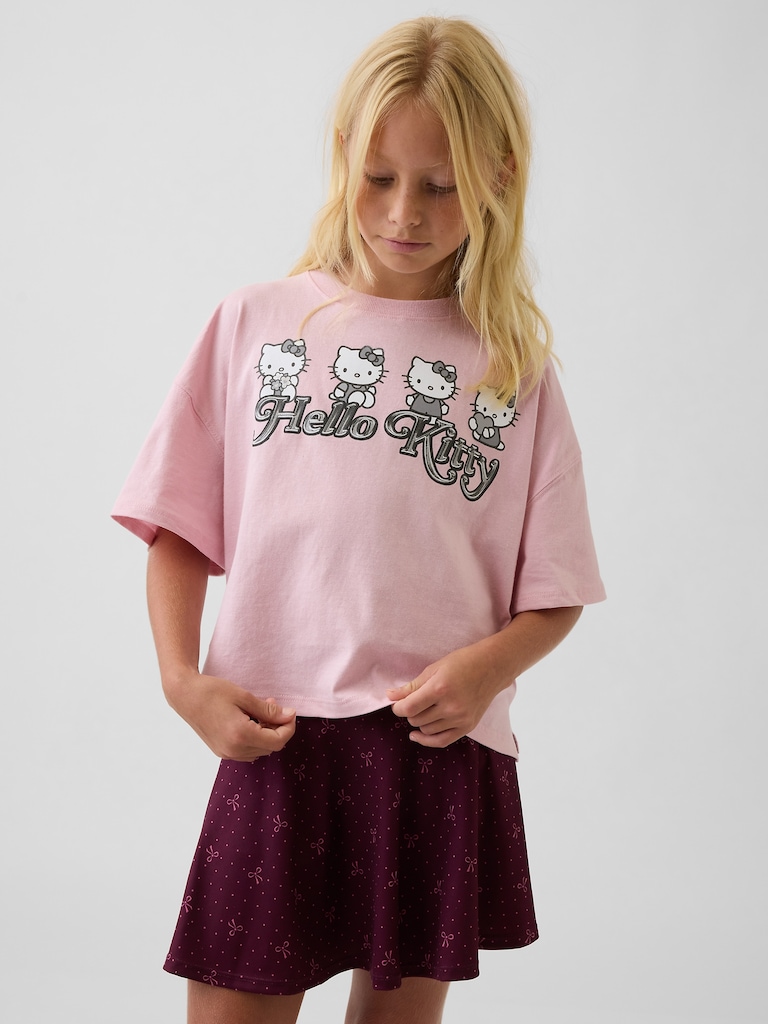 Kids Oversized Boxy Graphic T-Shirt