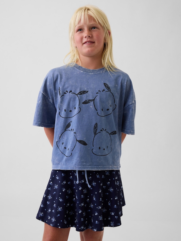 Kids Oversized Boxy Graphic T-Shirt