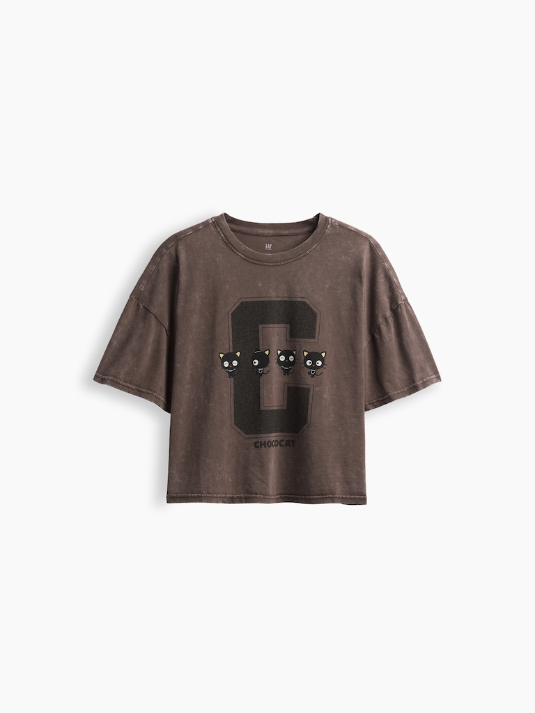 Kids Oversized Boxy Graphic T-Shirt