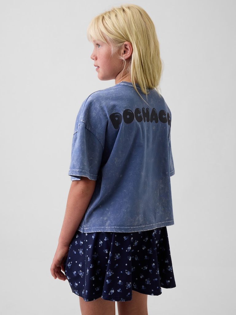 Kids Oversized Boxy Graphic T-Shirt