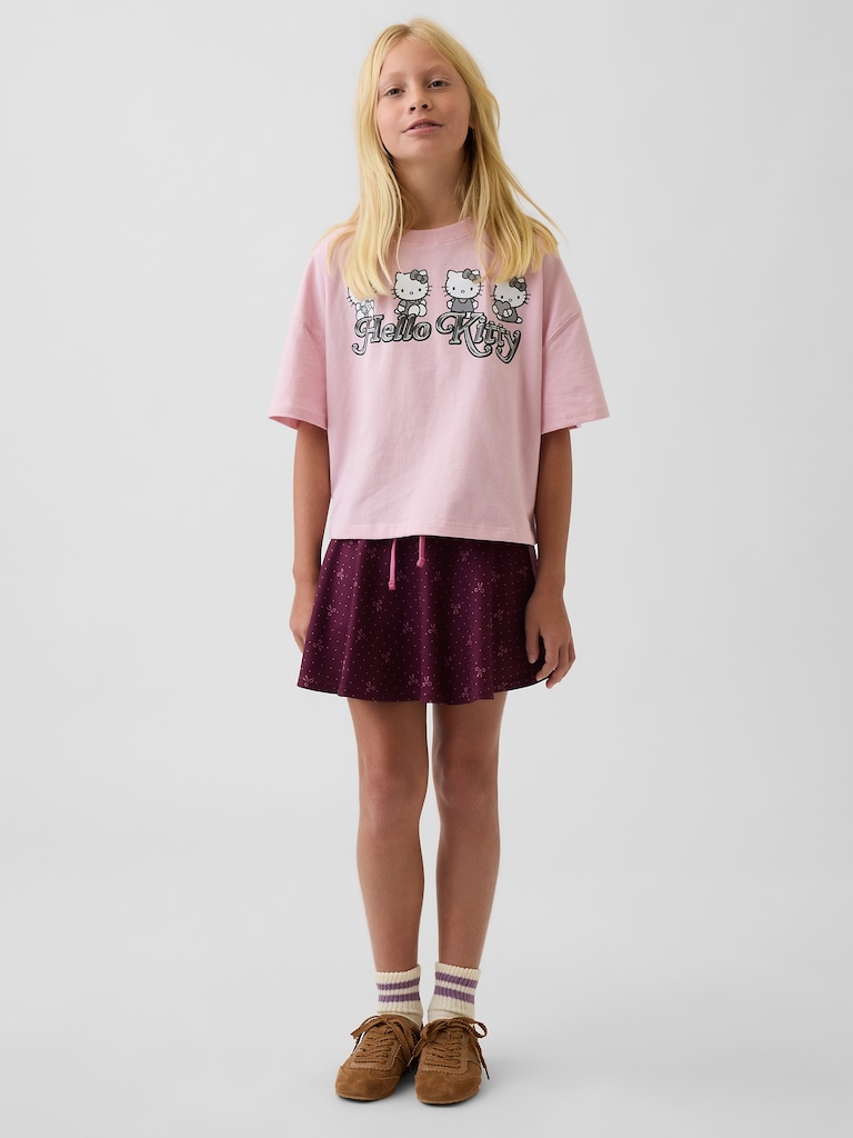Kids Oversized Boxy Graphic T-Shirt