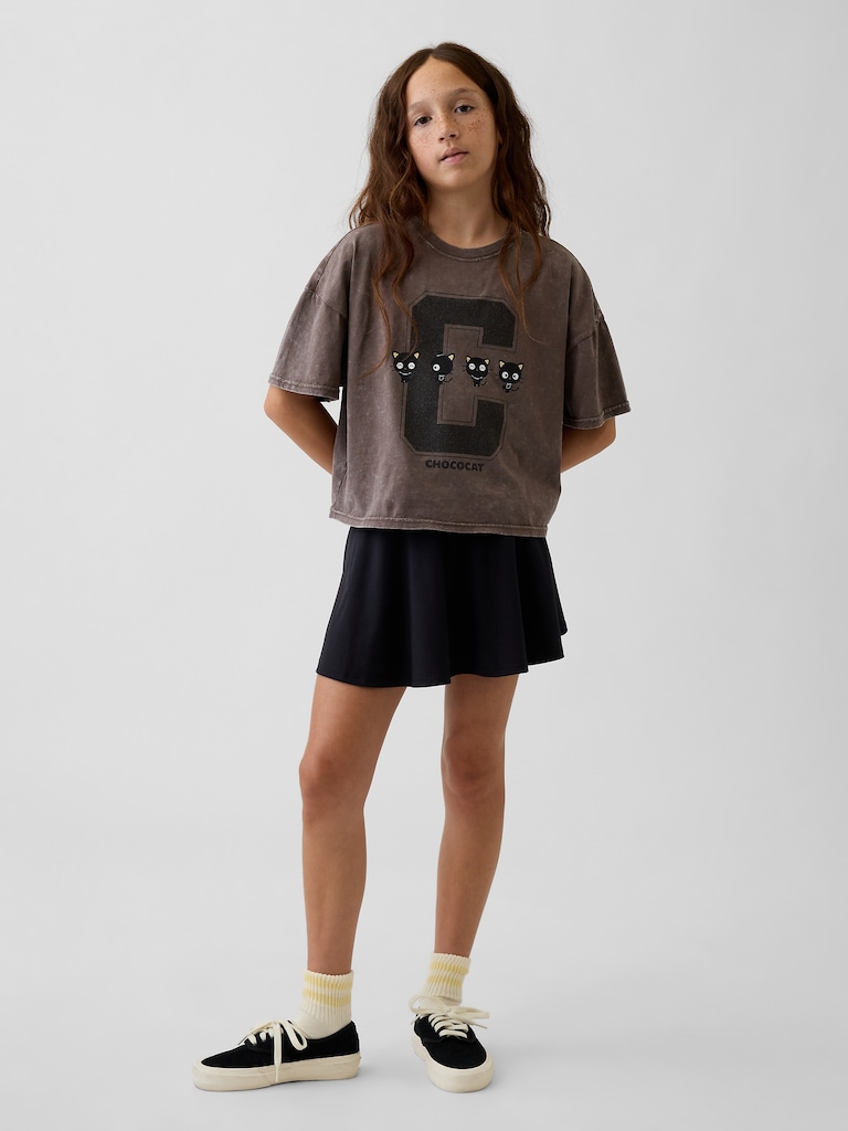 Kids Oversized Boxy Graphic T-Shirt