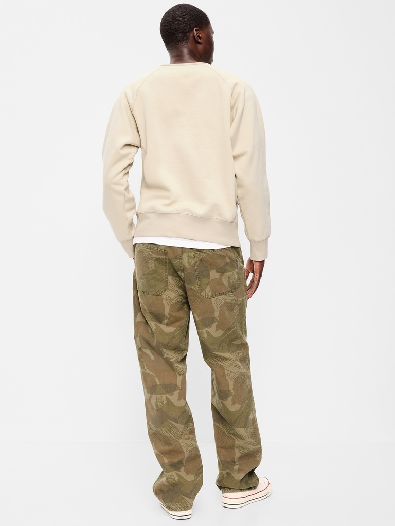 Pantalon menuisier coupe généreuse années 90 à genoux renforcés