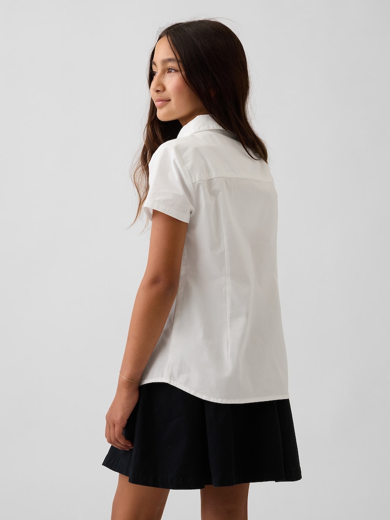 Kids Uniform Poplin Shirt