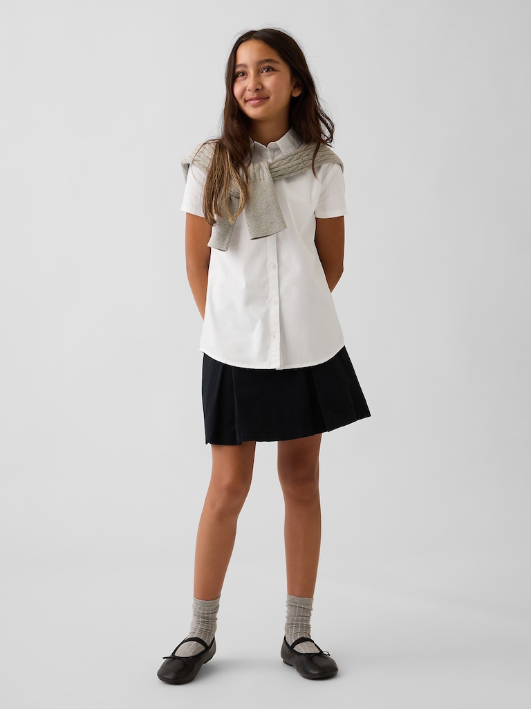 Kids Uniform Poplin Shirt