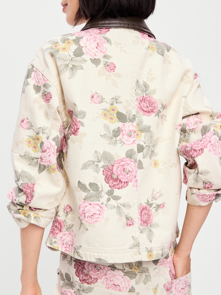 Veste campagnarde courte en denim