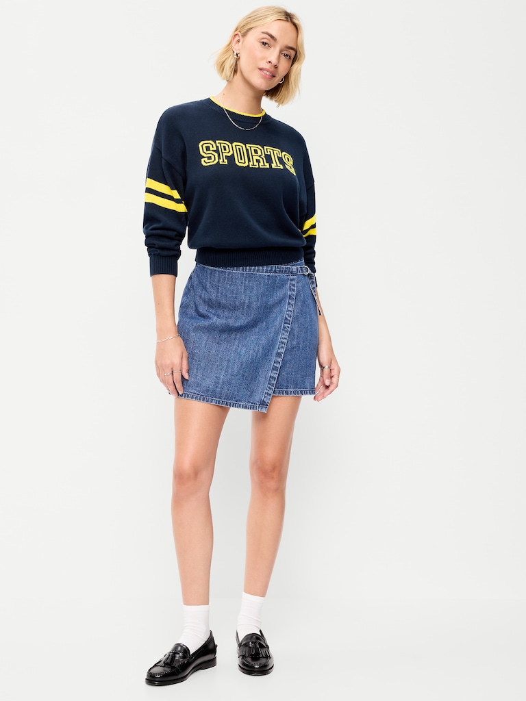 Mini Wrap Skirt