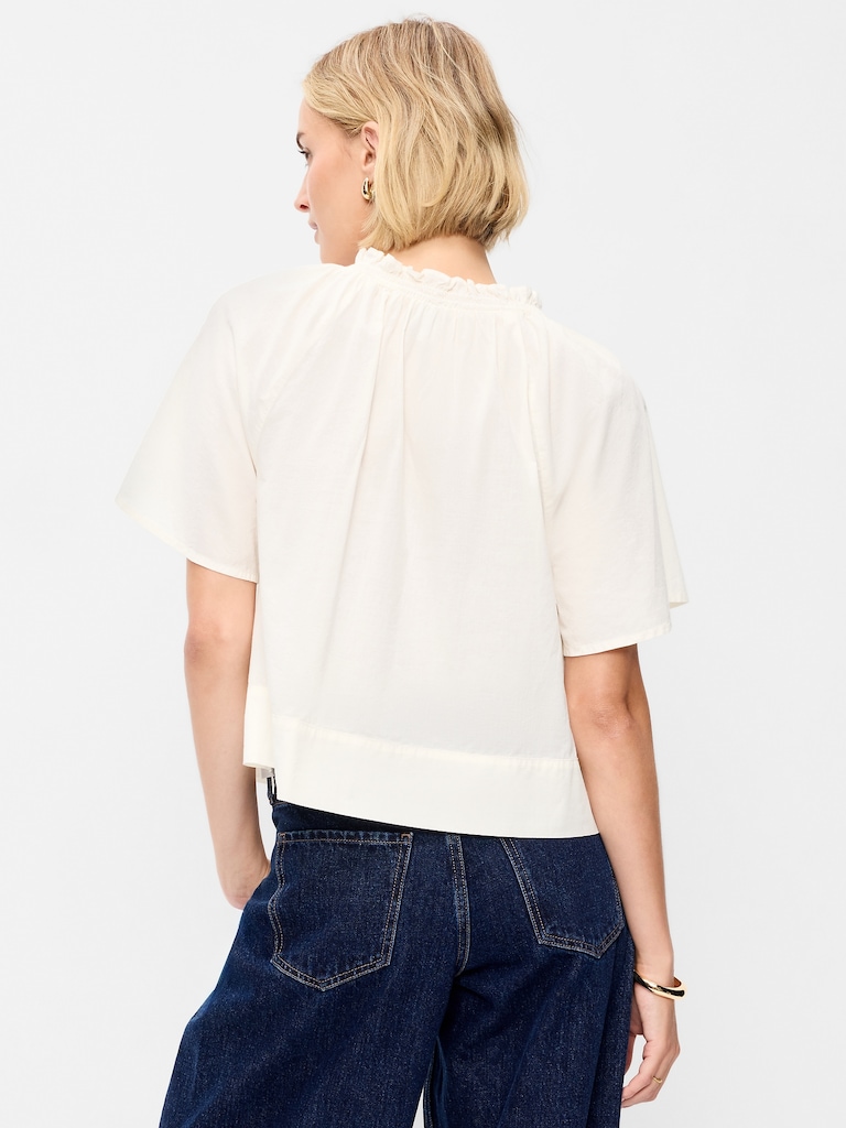 Loose Short-Sleeve Top