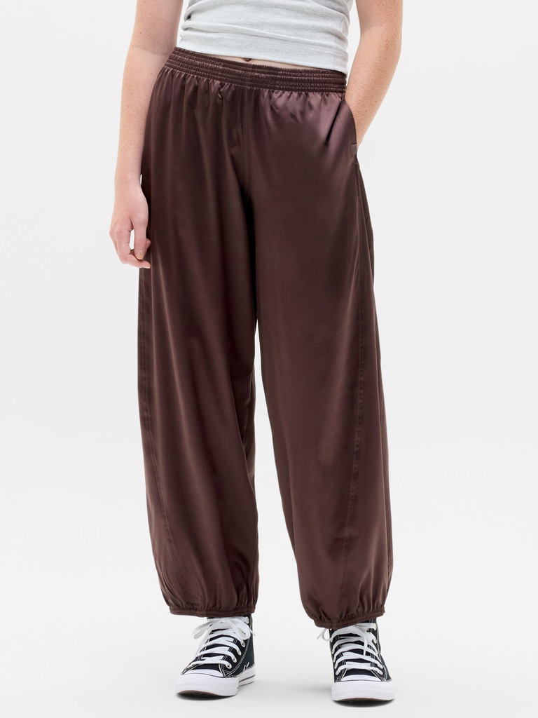 Athleta Girl Run Free Satin Bubble Pant
