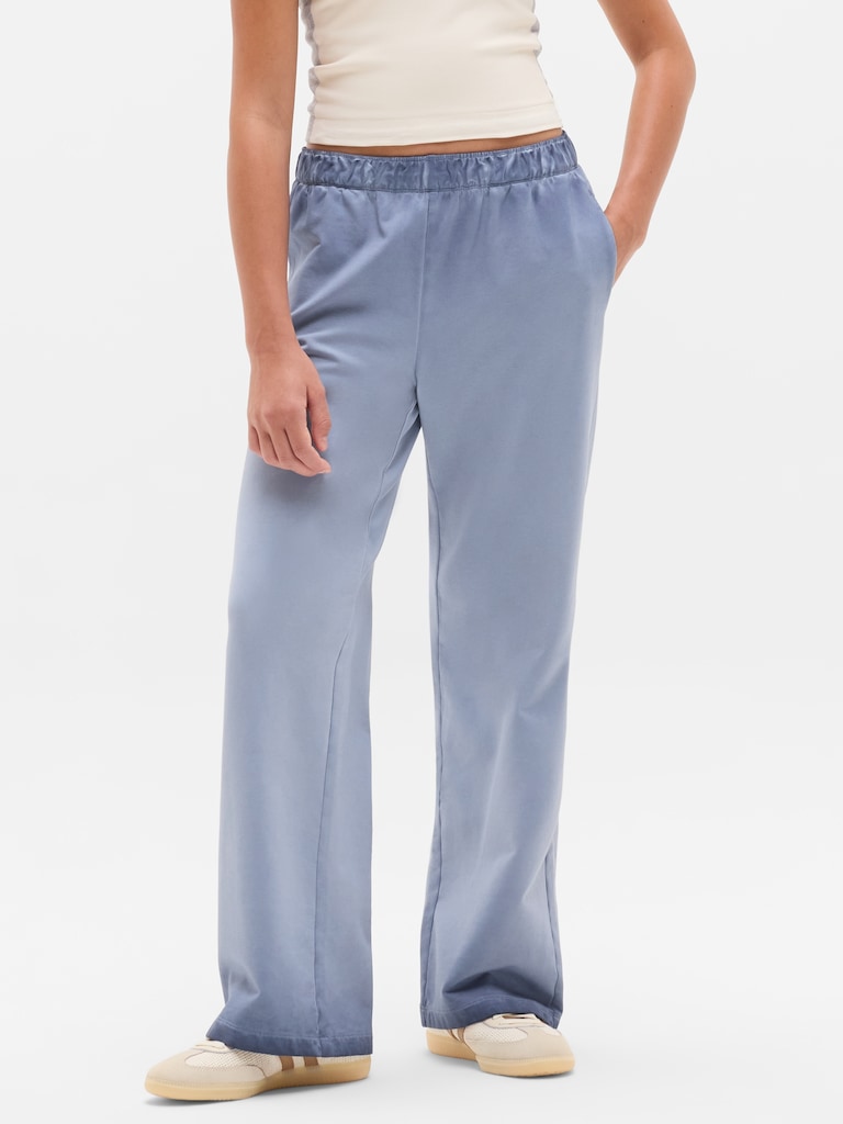 Athleta Girl All Day Wide Leg Terry Pant