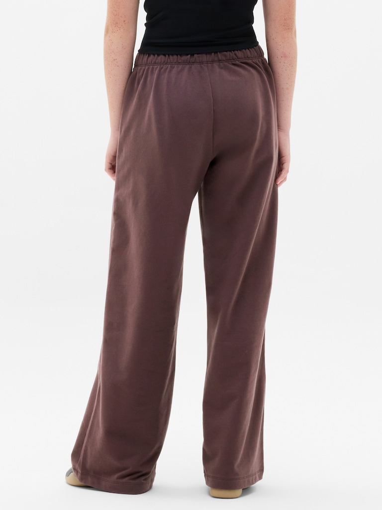 Athleta Girl All Day Wide Leg Terry Pant