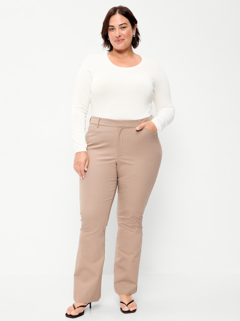 High-Waisted Pixie Flare Pants