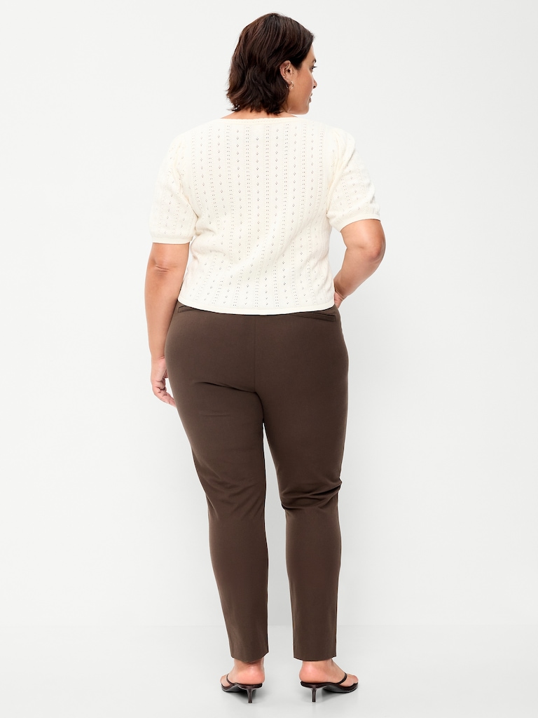 High-Waisted Pixie Skinny Ankle Pants