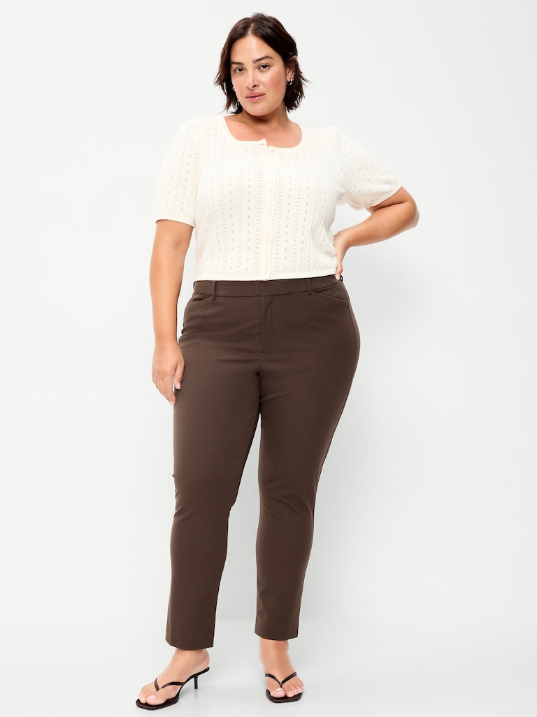 High-Waisted Pixie Skinny Ankle Pants