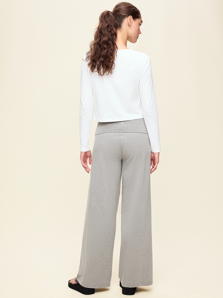 Pantalon PowerChill jambe large à taille haute et rabattable