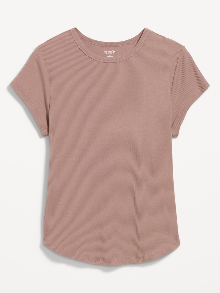 CloudLite Crew-Neck Ribbed T-Shirt