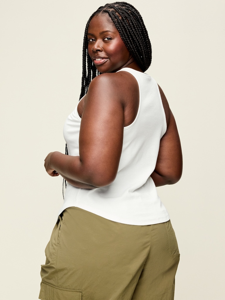 CloudLite High-Neck Racerback Tank Top