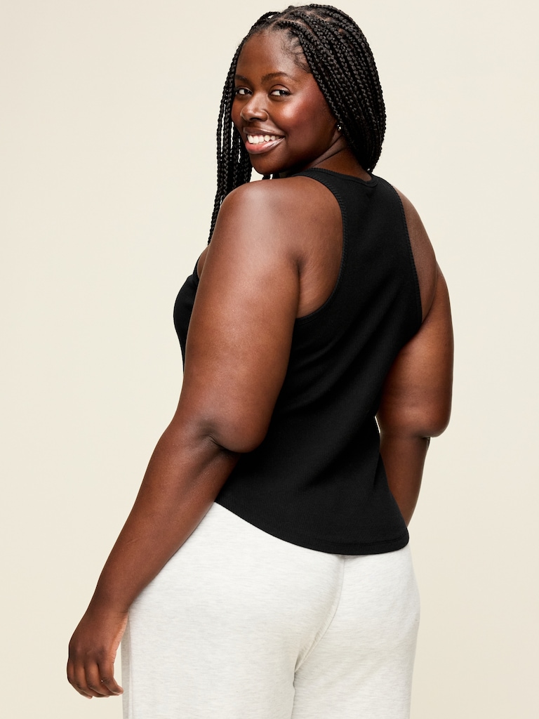 CloudLite High-Neck Racerback Tank Top