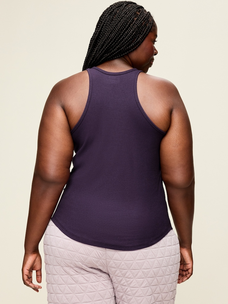 CloudLite High-Neck Racerback Tank Top