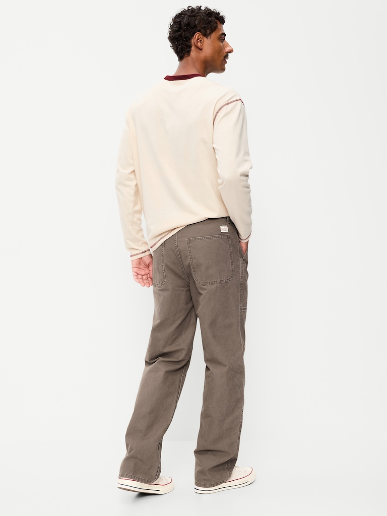 Pantalon menuisier coupe généreuse années 90 à genoux renforcés