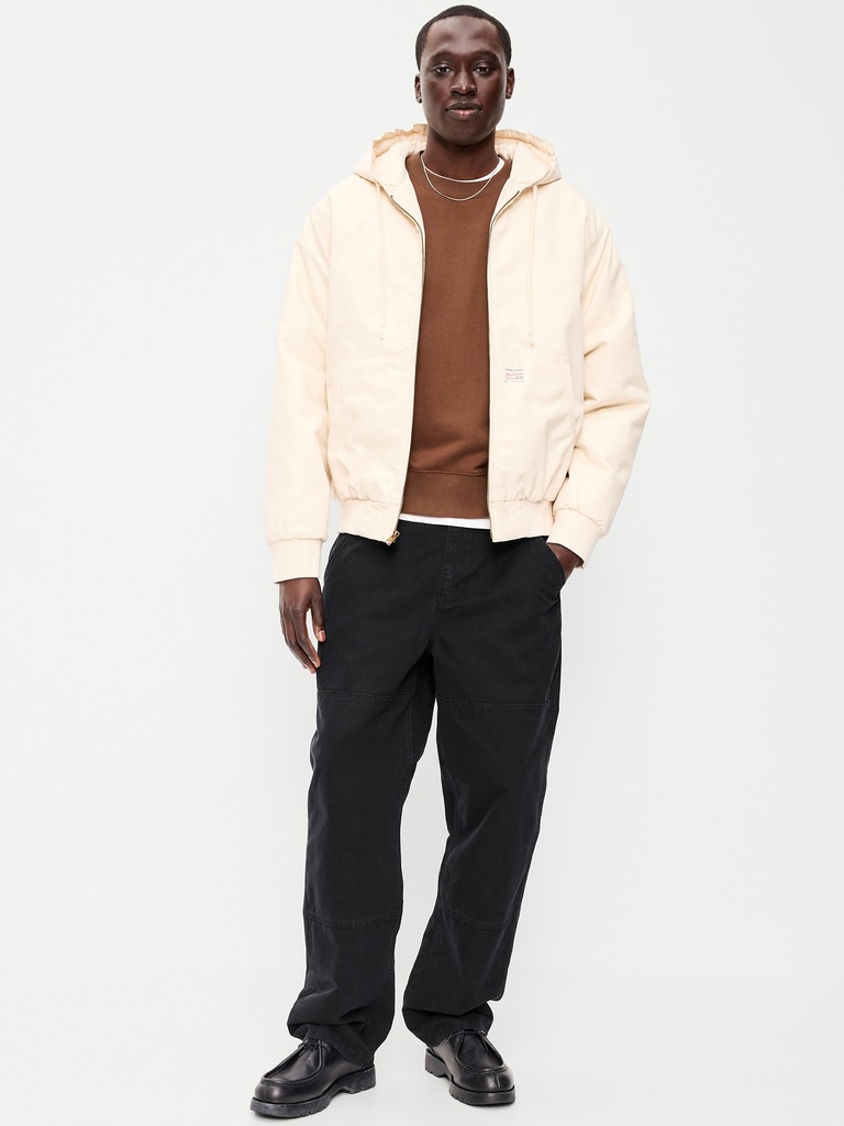 Pantalon menuisier coupe généreuse années 90 à genoux renforcés
