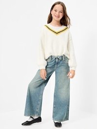 Super Baggy Wide-Leg Jeans for Girls