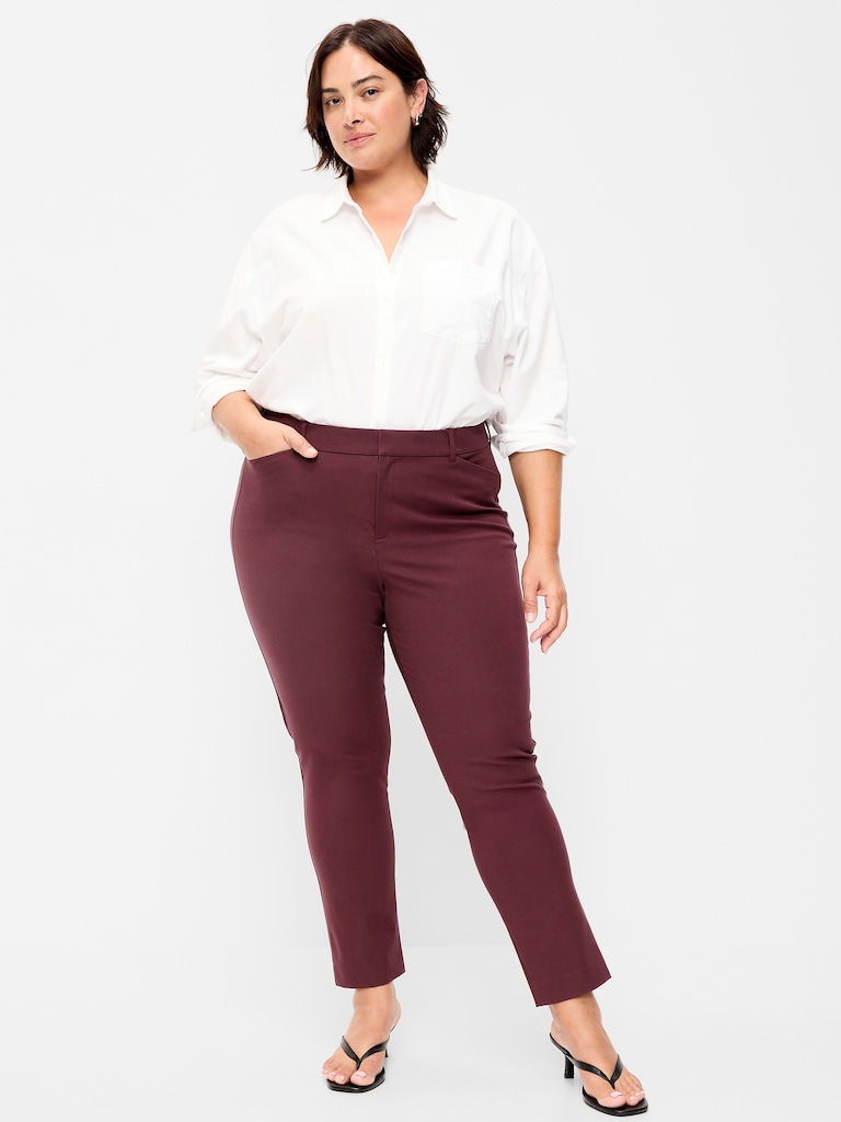 High-Waisted Pixie Skinny Ankle Pants