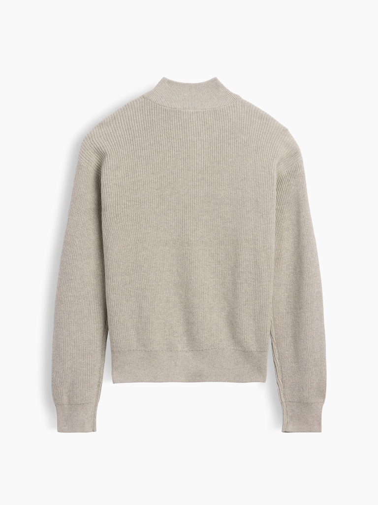 Kids Relaxed Quarter-Zip Sweater