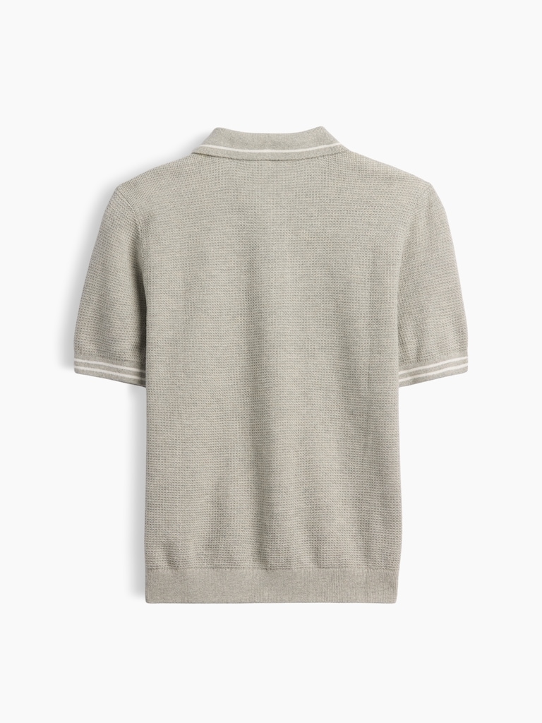 Kids Relaxed Sweater Polo Shirt