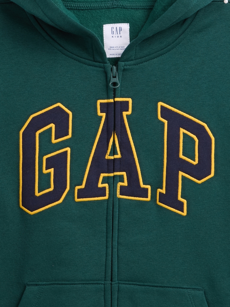 Kids Relaxed Gap Logo Zip Hoodie