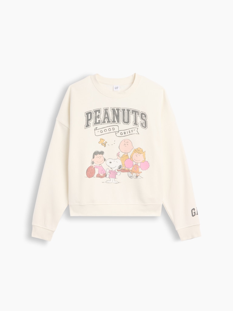 Oversized Wedge Crewneck Sweatshirt