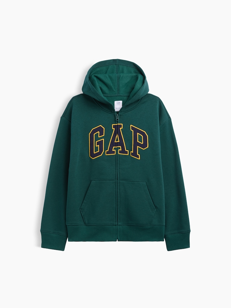 Kids Relaxed Gap Logo Zip Hoodie
