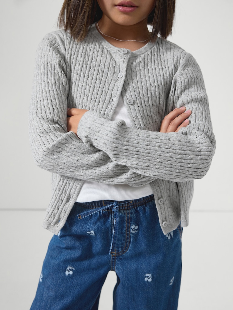 Kids Cable-Knit Cardigan