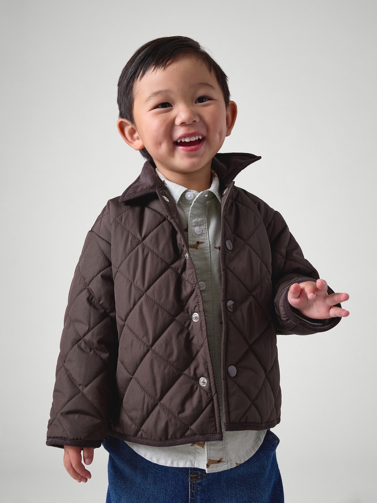 babyGap Brannan Bear Quilted Barn Jacket