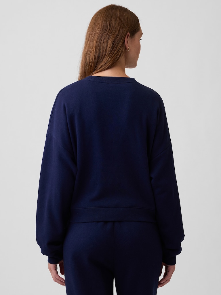 Relaxed Wedge Crewneck Sweatshirt