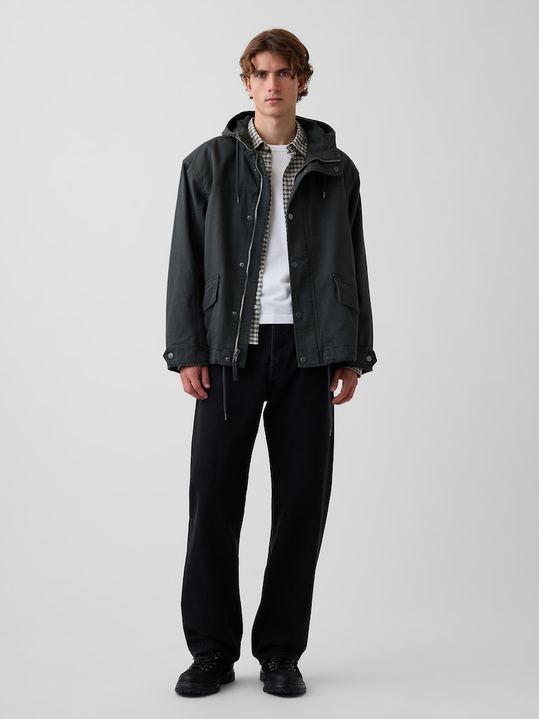 Veste utilitaire surdimensionnée