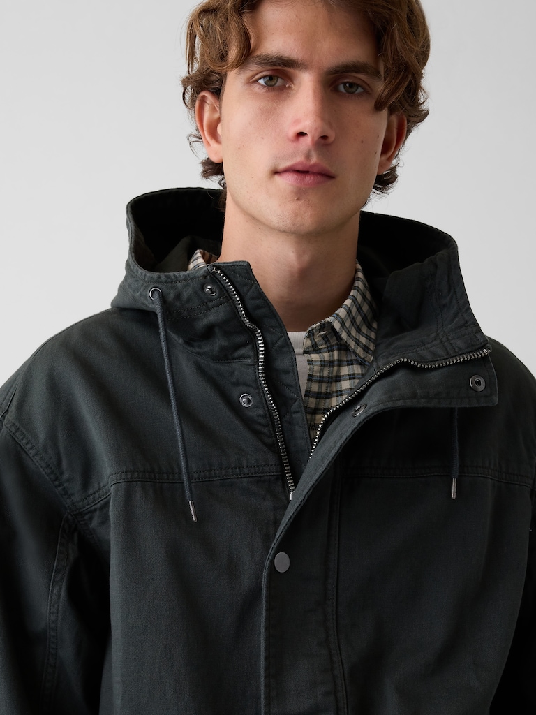 Veste utilitaire surdimensionnée