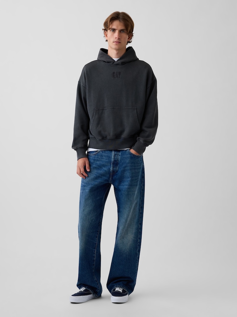 Heavyweight Oversized Logo Hoodie