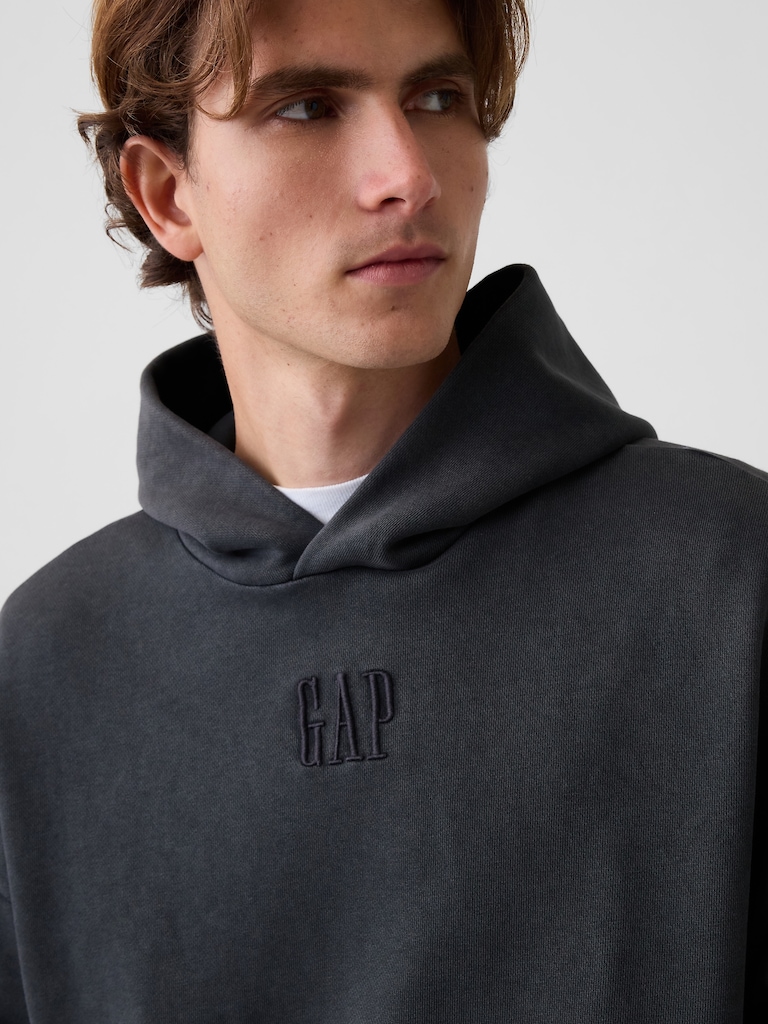 Heavyweight Oversized Logo Hoodie