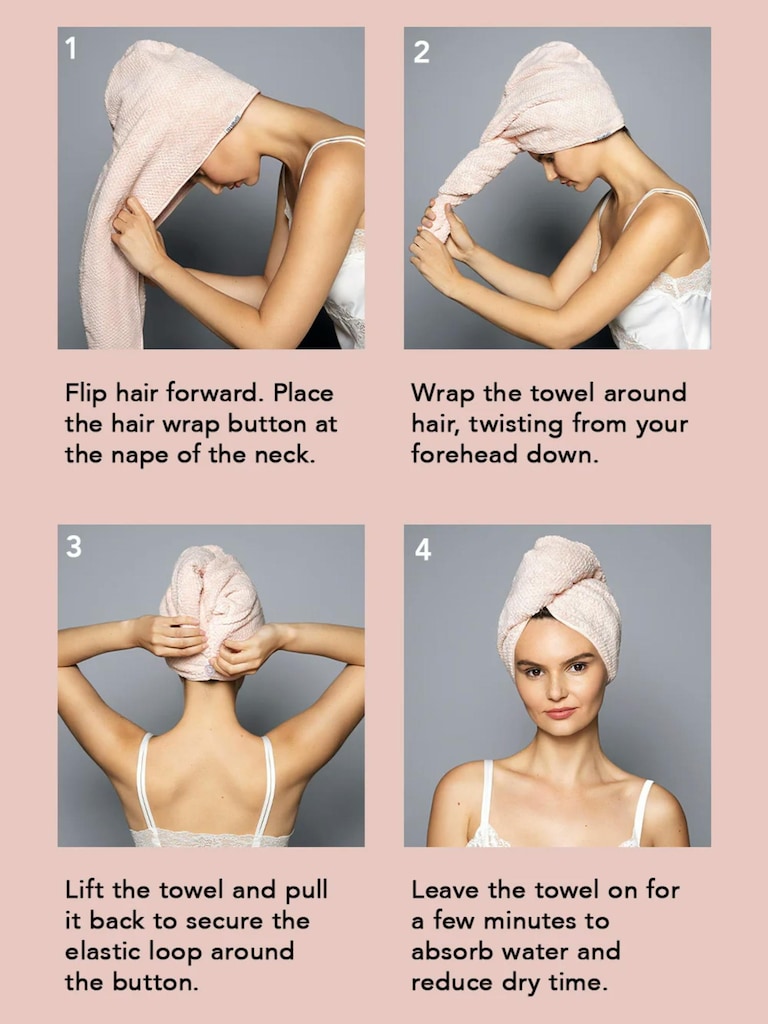 The Hair Edit Quick Dry Microfiber Hair Wrap