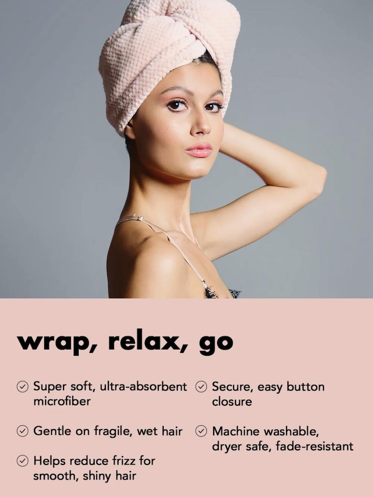 The Hair Edit Quick Dry Microfiber Hair Wrap