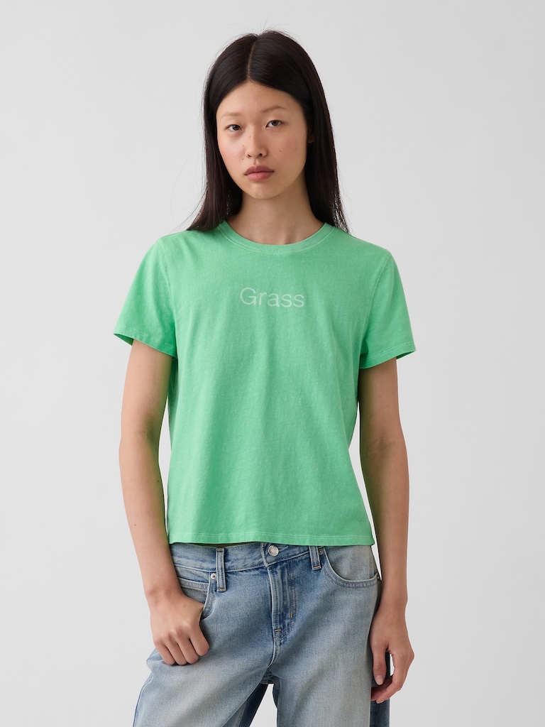 100% Cotton Authentic Shrunken Graphic T-Shirt