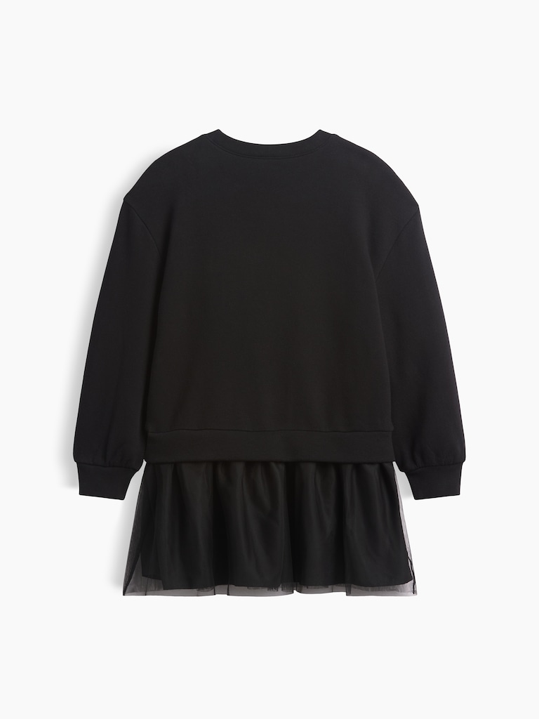 Kids Oversized Halloween Sweatshirt Dress