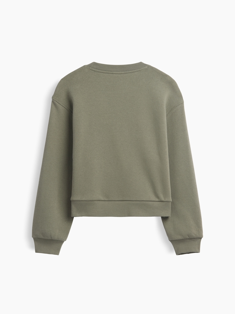 Kids Relaxed Wedge Crewneck Sweatshirt