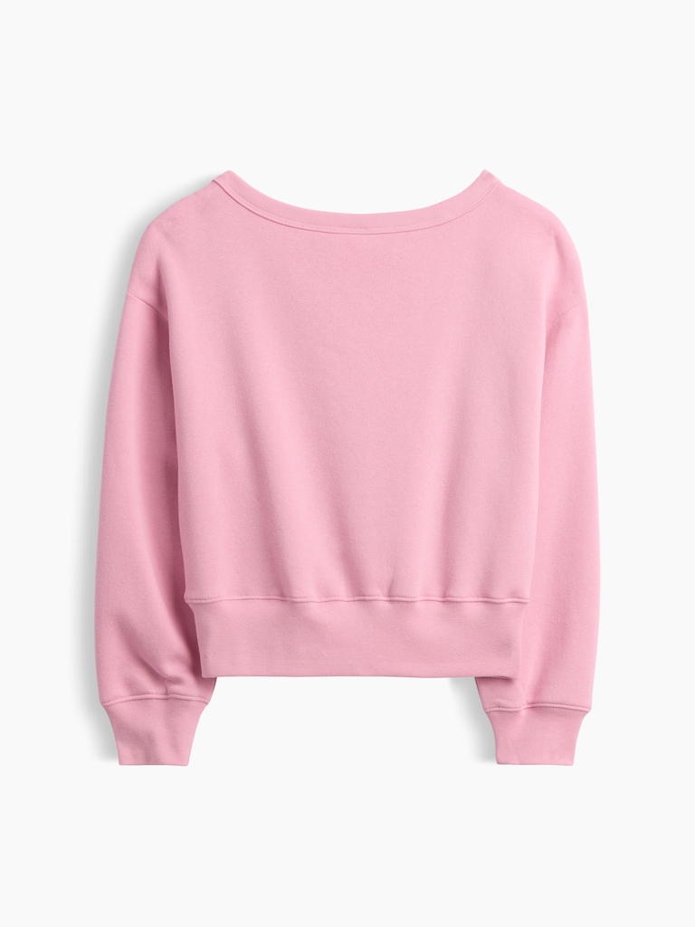 Kids Relaxed Crewneck Graphic Sweatshirt