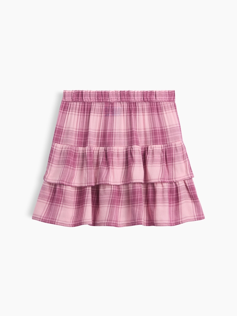 Kids Pull-On Tiered Skirt