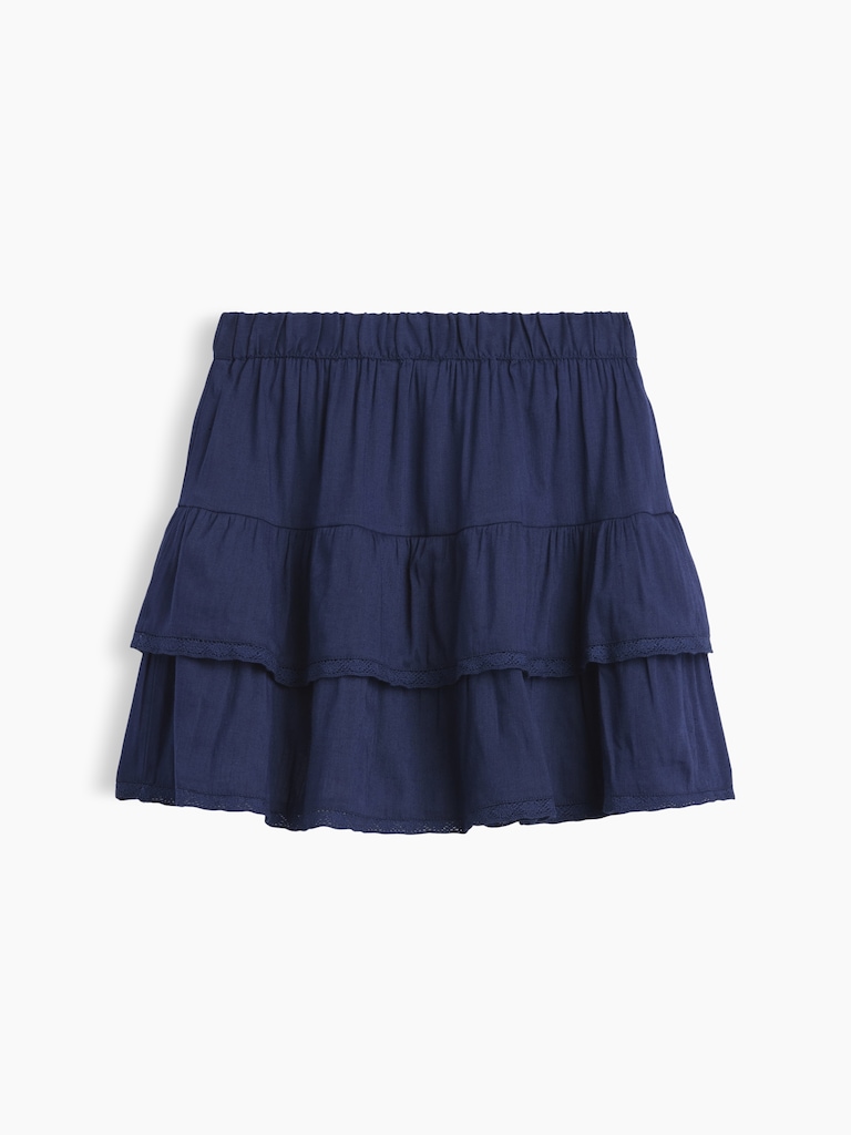 Kids Pull-On Tiered Skirt
